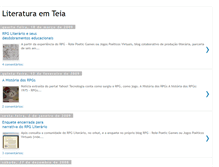 Tablet Screenshot of literaturaemteia.blogspot.com