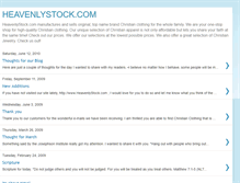 Tablet Screenshot of heavenlystock.blogspot.com