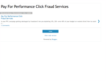 Tablet Screenshot of clickfraudservices.blogspot.com