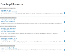 Tablet Screenshot of freelegalresources.blogspot.com