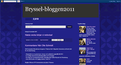 Desktop Screenshot of bryssel-bloggen2011.blogspot.com