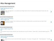 Tablet Screenshot of miss-management-music.blogspot.com