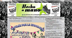 Desktop Screenshot of bloghechoamano.blogspot.com