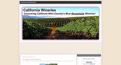 Desktop Screenshot of californiawineries.blogspot.com