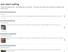 Tablet Screenshot of onemansceiling.blogspot.com