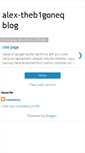 Mobile Screenshot of alex-theb1goneq.blogspot.com
