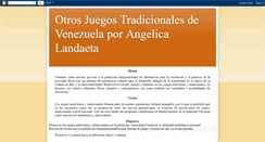 Desktop Screenshot of juegostradicionalesangelicalandaeta.blogspot.com