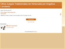 Tablet Screenshot of juegostradicionalesangelicalandaeta.blogspot.com