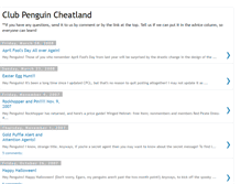 Tablet Screenshot of clubpenguincheatland.blogspot.com