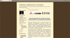 Desktop Screenshot of cervezastacna.blogspot.com