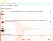 Tablet Screenshot of jornalculturaativa.blogspot.com