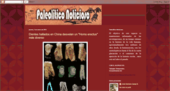 Desktop Screenshot of paleoliticonoticioso.blogspot.com