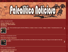 Tablet Screenshot of paleoliticonoticioso.blogspot.com