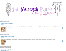 Tablet Screenshot of inimaisarahpunya.blogspot.com