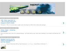 Tablet Screenshot of du-depleteduranium.blogspot.com