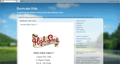 Desktop Screenshot of bunnvalekids.blogspot.com