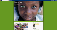 Desktop Screenshot of katieforhaiti.blogspot.com