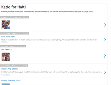 Tablet Screenshot of katieforhaiti.blogspot.com