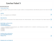 Tablet Screenshot of canchasfutbol5iem.blogspot.com