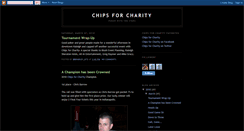 Desktop Screenshot of chipsforcharity.blogspot.com