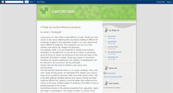 Desktop Screenshot of cancers1000.blogspot.com