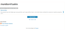 Tablet Screenshot of mudosvirtuales.blogspot.com
