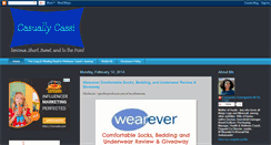 Desktop Screenshot of casuallycassi.blogspot.com