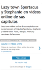 Mobile Screenshot of lazytownvideos.blogspot.com