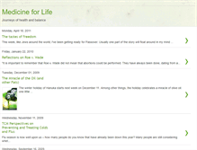 Tablet Screenshot of lifemedicine.blogspot.com