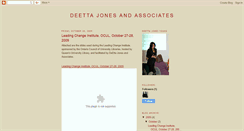Desktop Screenshot of deettajones.blogspot.com