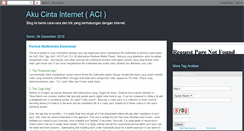 Desktop Screenshot of akucintainternet.blogspot.com
