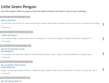 Tablet Screenshot of littlegreenpenguin.blogspot.com