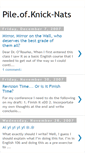 Mobile Screenshot of pile-of-knick-nats.blogspot.com