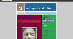 Desktop Screenshot of memyselfandi-lisa.blogspot.com