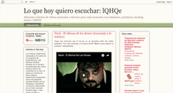 Desktop Screenshot of loquehoyquieroescuchar.blogspot.com
