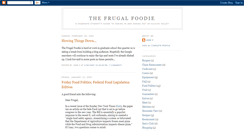 Desktop Screenshot of frugalfoodie.blogspot.com