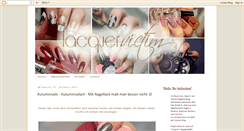 Desktop Screenshot of lacquervictim.blogspot.com