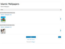 Tablet Screenshot of free-islamicwallpapers.blogspot.com
