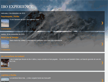 Tablet Screenshot of iboexperience.blogspot.com
