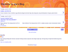 Tablet Screenshot of joe-proudly-present.blogspot.com