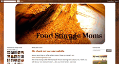 Desktop Screenshot of foodstoragemoms.blogspot.com