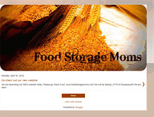 Tablet Screenshot of foodstoragemoms.blogspot.com