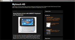 Desktop Screenshot of mytouch4g.blogspot.com