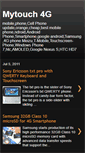 Mobile Screenshot of mytouch4g.blogspot.com