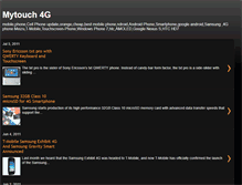 Tablet Screenshot of mytouch4g.blogspot.com