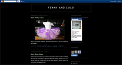 Desktop Screenshot of fennyandlolo.blogspot.com