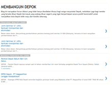 Tablet Screenshot of membangundepok.blogspot.com