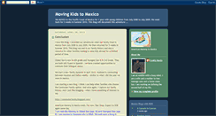 Desktop Screenshot of movingkidstomexico.blogspot.com