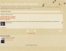 Tablet Screenshot of museo-del-hacker.blogspot.com