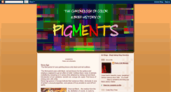 Desktop Screenshot of pigmenthistory.blogspot.com